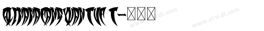 AlimamaFangYuanTVF T字体转换